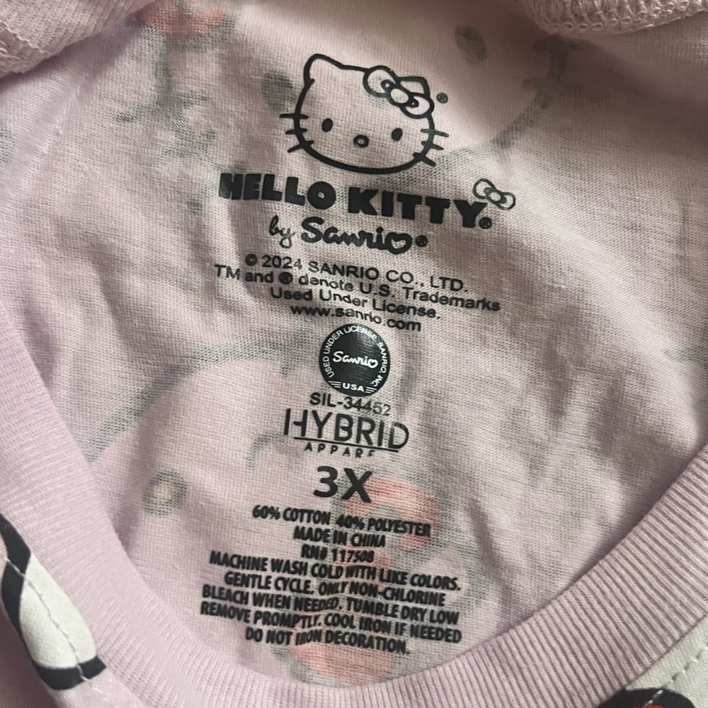 Sanrio Hello Kitty Light Pink Tee - Picture 2 of 3